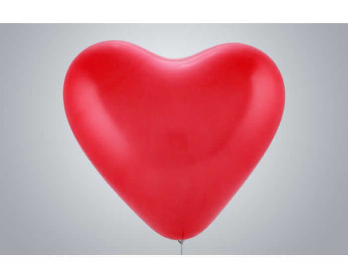 Palloncini a forma di cuore grandi 50 cm rossi