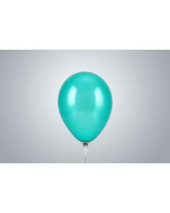 Miniballons 15 cm vert émeraude métallisé