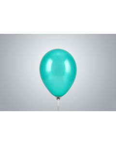 Palloncini mini 15 cm metallizzati verde smeraldo