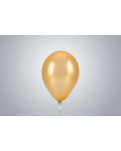 Palloncini mini 15 cm metallizzati oro