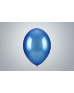 Ballons 35 cm bleu métallisé non remplis