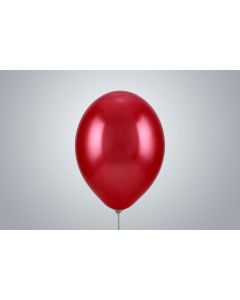 Ballons 35 cm rouge métallisé non remplis