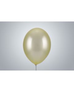Ballone 35cm metallic zitronengelb nicht gefüllt