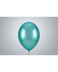 Ballone 35cm metallic wassergrün nicht gefüllt