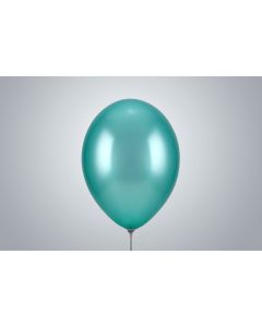 Ballone 35cm metallic wassergrün nicht gefüllt