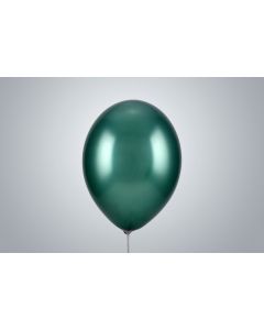 Palloncini 35 cm metallizzati verde Oxford non riempiti