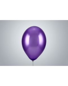 Ballons 35 cm mauve métallisé non remplis