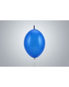 Ballons chaîne 15 cm bleu