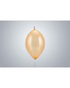 Palloncini catena 15 cm metallizzati oro