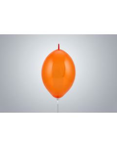 Ballons chaîne 15 cm orange