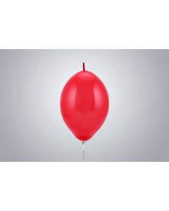Ballons chaîne 15 cm rouge