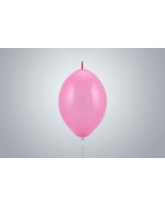 Ballons chaîne 15 cm rose bonbon