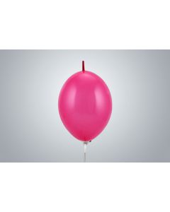 Ballons chaîne 15 cm magenta