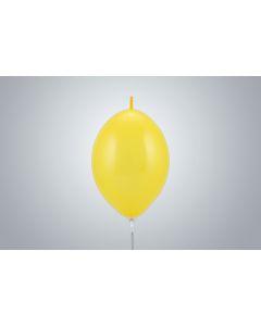 Ballons chaîne 15 cm jaune