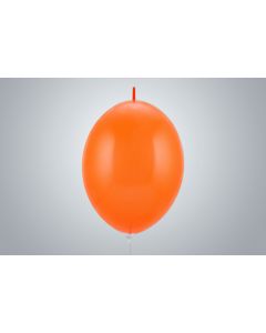 Kettenballone 35cm orange nicht gefüllt