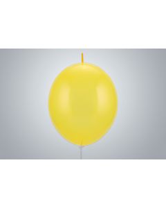 Kettenballone 35cm gelb nicht gefüllt