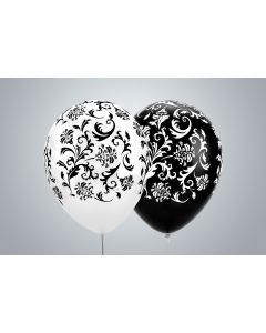 Ballons à motif « Filigrane » 35 cm assortis