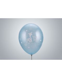 Palloncini con motivo "It's a boy" 35 cm celesti