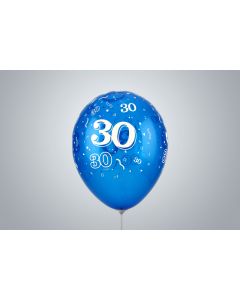 "30" anni 35 cm blu