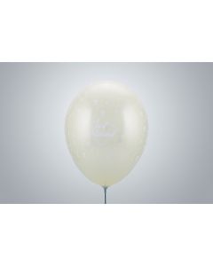 Motivballone "Just Married" 35cm transparent nicht gefüllt