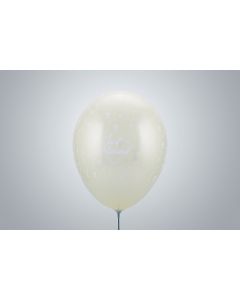 Palloncini con motivo "Just Married" 35 cm trasparenti