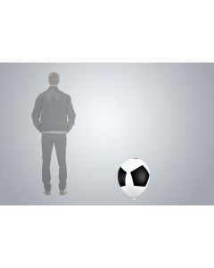 Pallone gigante con motivo "Calcio" 55 cm bianco