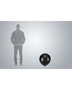 Ballon géant noir 55 cm