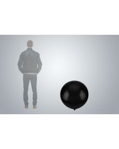 Ballon géant noir 75cm