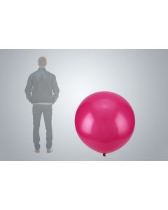 Ballon géant magenta 115cm
