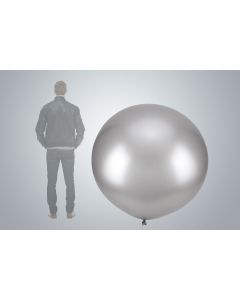 Ballon géant argent métallisé 150cm