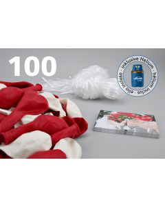 Kit per concorso con volo di palloncini "Matrimonio" - 100 pezzi