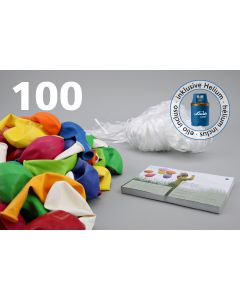 Kit per concorso con volo di palloncini "Neutro" - 100 pezzi
