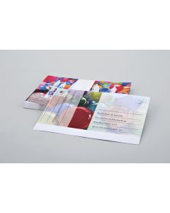 50 cartoline per concorsi "Compleanno" con indirizzo stampato