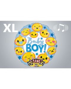 Musikballon "Sweet baby Boy" 71cm