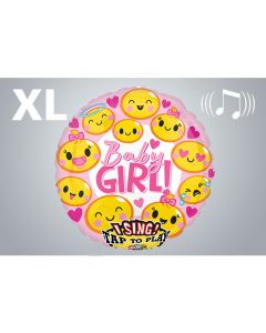 Musikballon "Baby Girl" 71cm