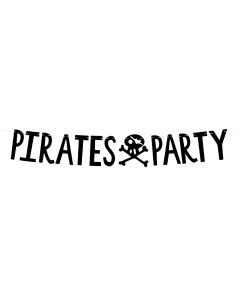 Buchstabenkette "Pirates-Party"