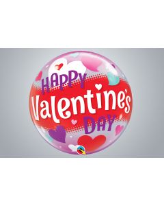  Bubble "Happy Valentine" 56cm Herzen