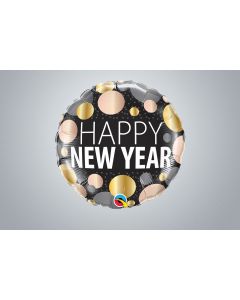 Folienballon "Happy New Year" 46cm
