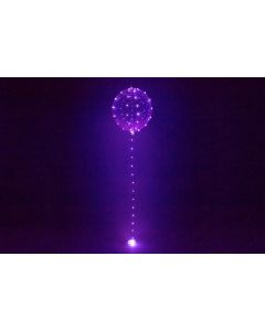 LED-Bubble "Konfetti" 56cm pink