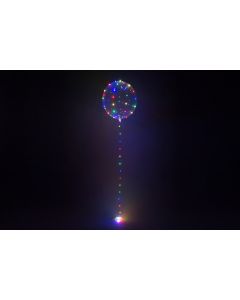LED-Bubble "transparent" 56cm bunt