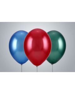 Ballone 35cm metallic bunt assortiert