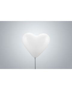 Herzballone 30cm weiss