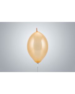 Kettenballone 15cm metallic gold