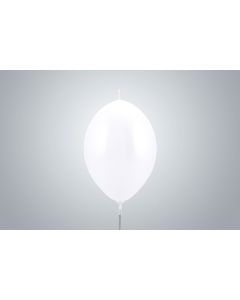 Kettenballone 15cm weiss