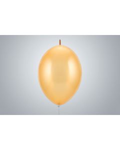 Kettenballone 35cm metallic gold