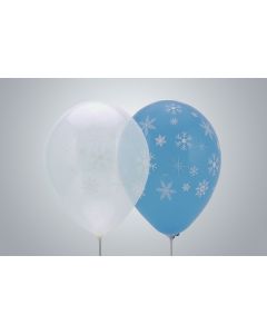 Motivballone "Schneeflocke" 35cm Premium assortiert