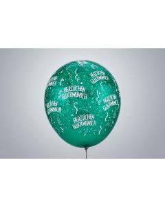 Motivballone "Herzlichen Glückwunsch" 45cm Premium grün