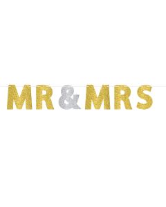 Buchstabenkette Mr. & Mrs.